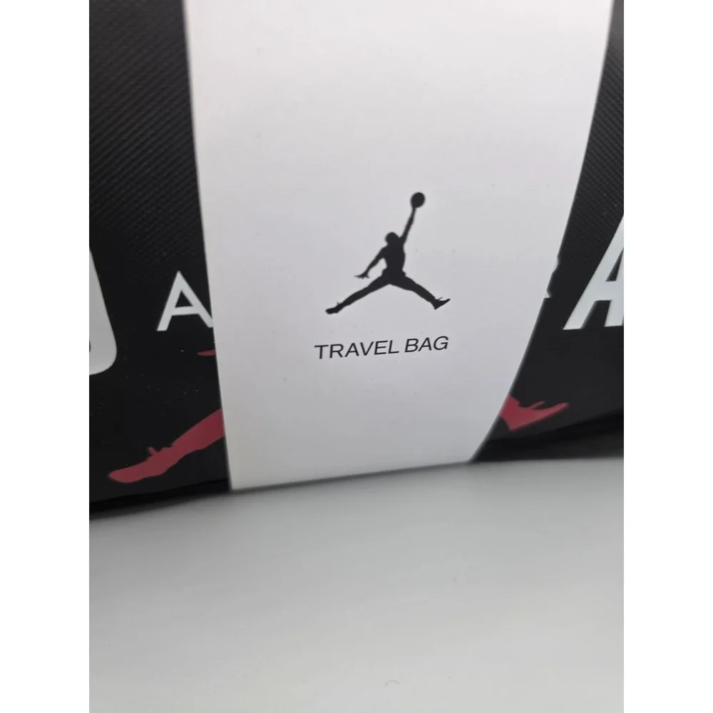 Jordan Travel Dopp Kit Toiletry Bag Black Red Jumpman Logo NWT 9A0473